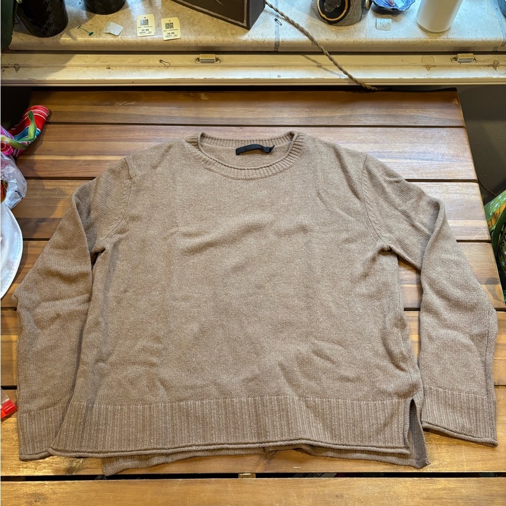 Jenni Kayne Tan/Camel Wool and Cashmere Sweater Women's Size XS - Picture 1 of 8
